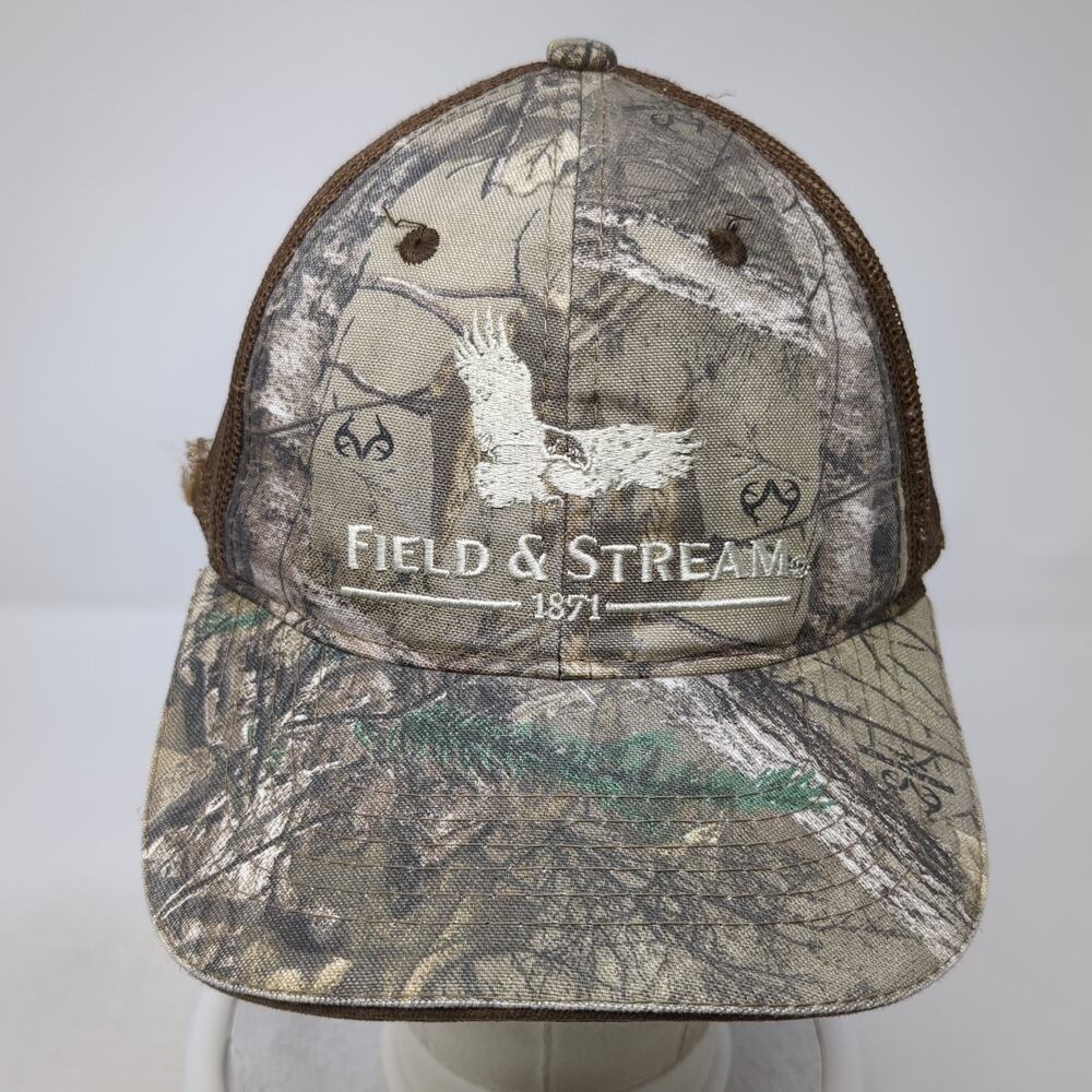 Field & Stream Strapback Mesh Back Trucker Hat Mu… - image 2